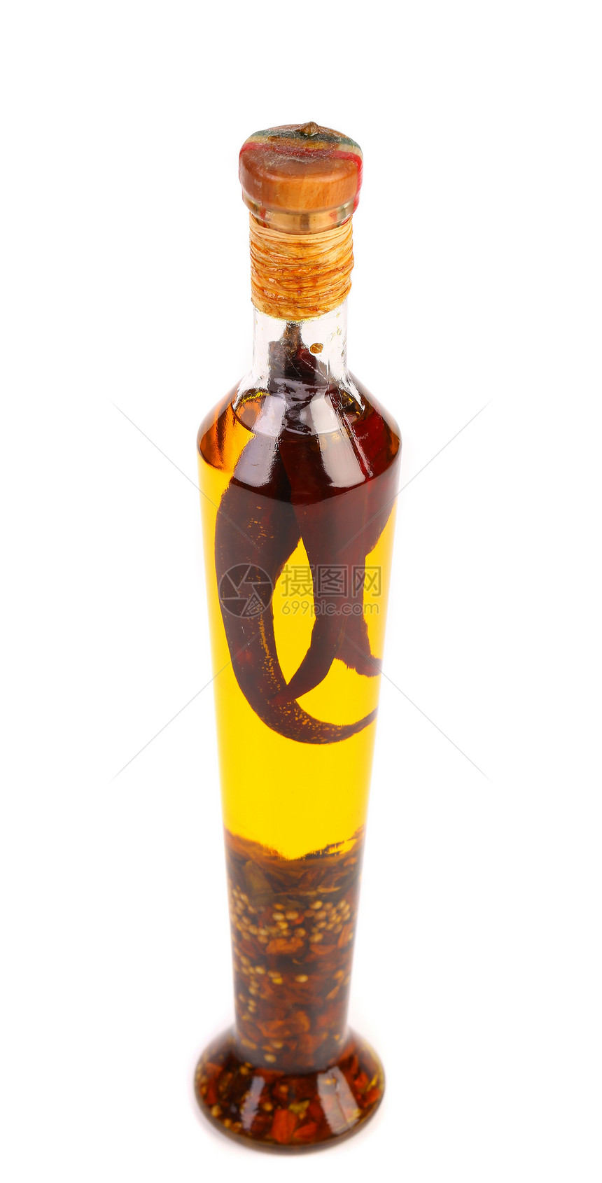 油和香料加到瓶子里橙子味道草本植物玻璃种子树叶低脂肪胡椒软木美食图片