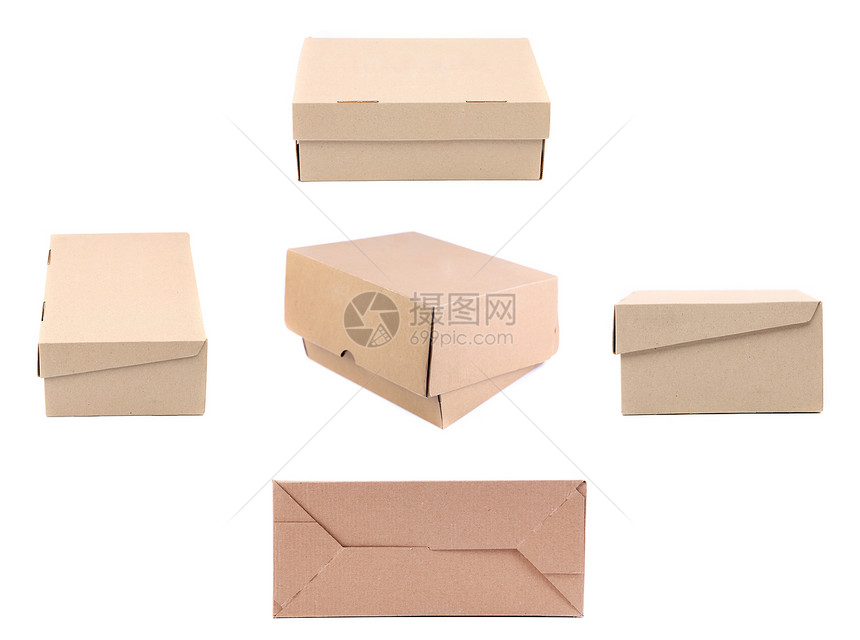 包装箱的拼凑邮件命令送货回收存储纸盒船运商业货物车厢图片