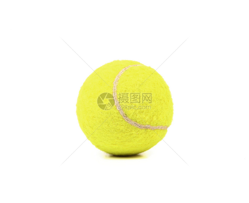 单网球孤立图片