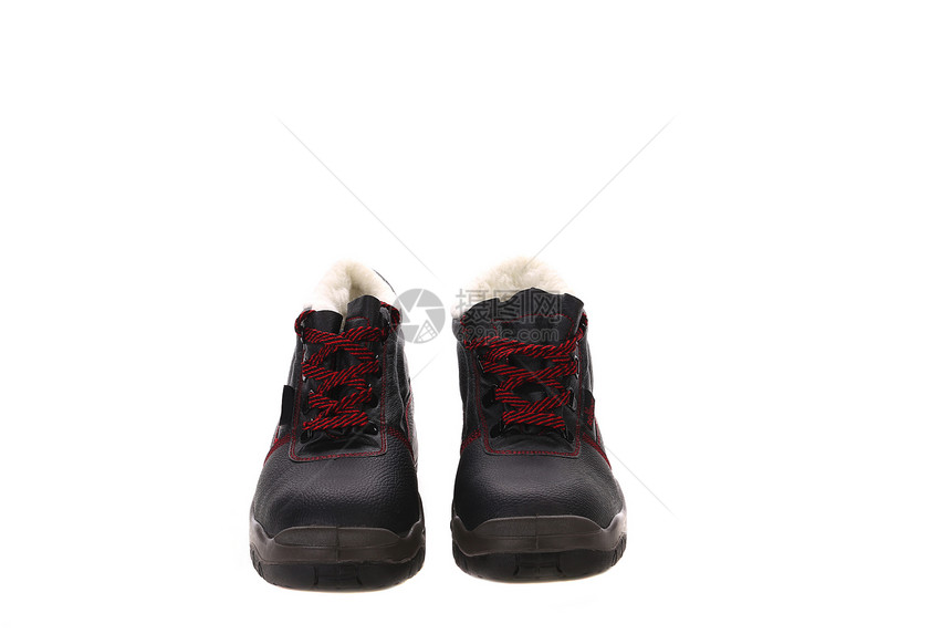 冬季男子的靴子活动男人皮革双胞胎脚步旅行冒险橡皮摄影孩子图片
