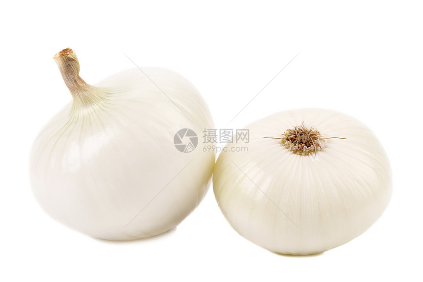 两只白洋葱维生素白色发芽味道食物香料营养工作室蔬菜图片