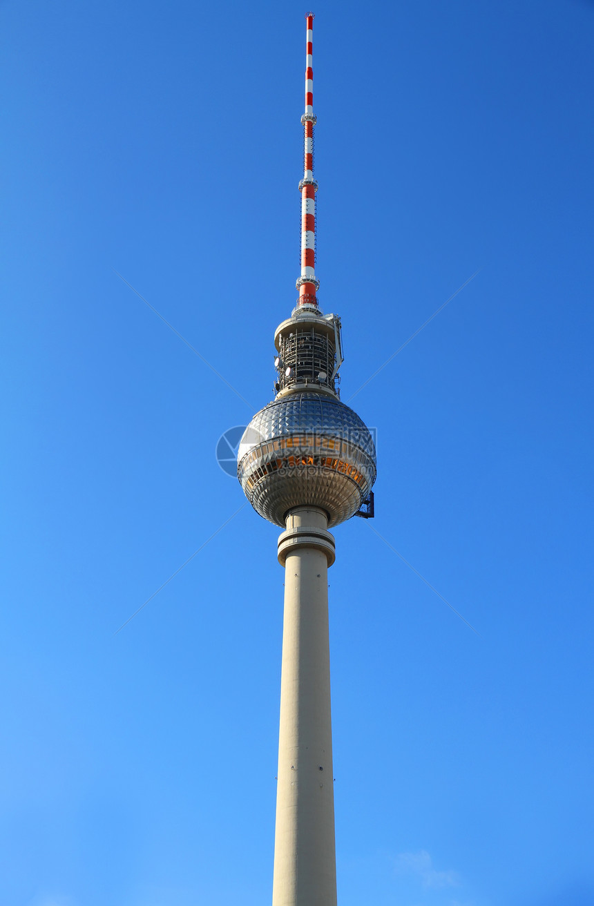柏林电视塔城市天空旅行地标观光电视首都吸引力收音机建筑图片