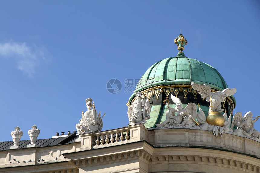 维也纳市中心历史建筑学馆古董首都建筑学旅行地标窗户观光历史性数字艺术图片