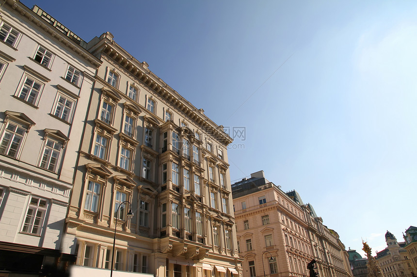维也纳市中心的历史建筑图片
