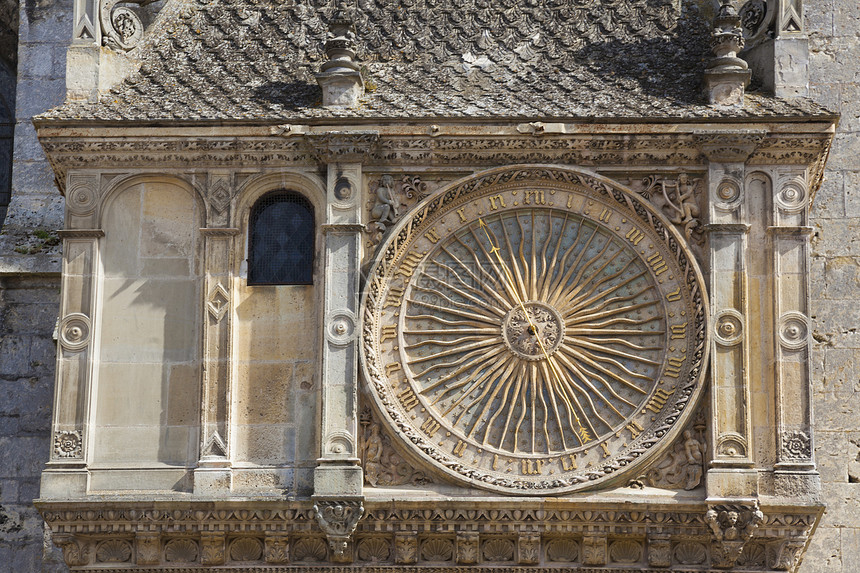 法国中心海图大教堂雕塑数字晴天石头城市旅游建筑宗教教会建筑学图片