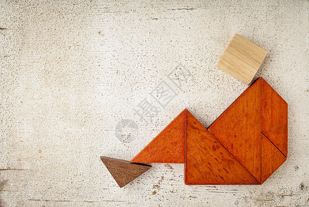 千兆字图粮食白色休息红色工艺木头正方形三角形游戏数字背景图片
