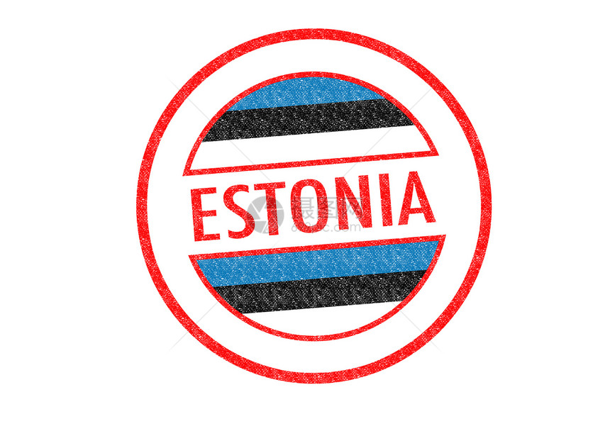 爱沙尼亚假期风俗旅行文化橡皮海关护照按钮标题图章图片