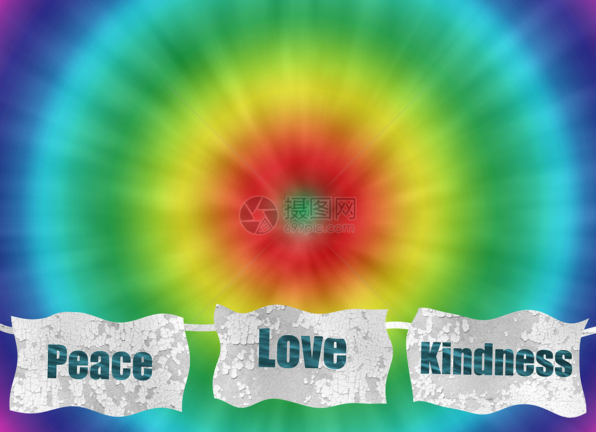 和平和善良的爱与善情 反后结对背背景图片