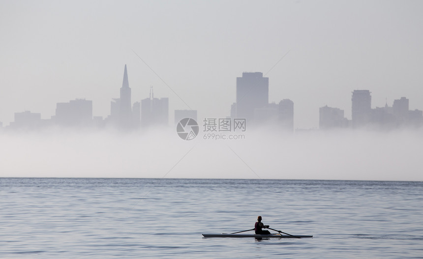 圣弗朗西斯科天线天际旅游海岸市中心地标城市场景图片