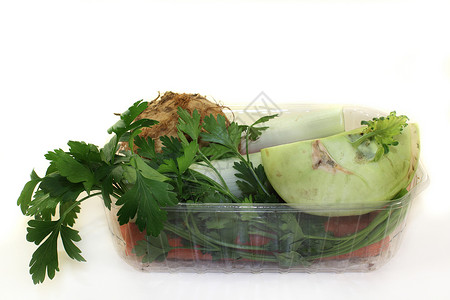 汤蔬菜香菜韭葱菜篮子根茎类萝卜青菜营养食物背景图片