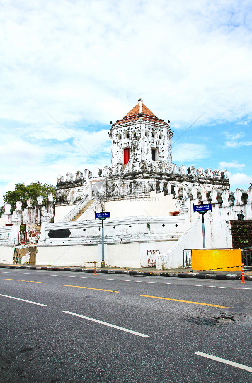 泰国曼谷的法拉苏门堡遗产建筑文化艺术历史城市旅游公园石头古董图片