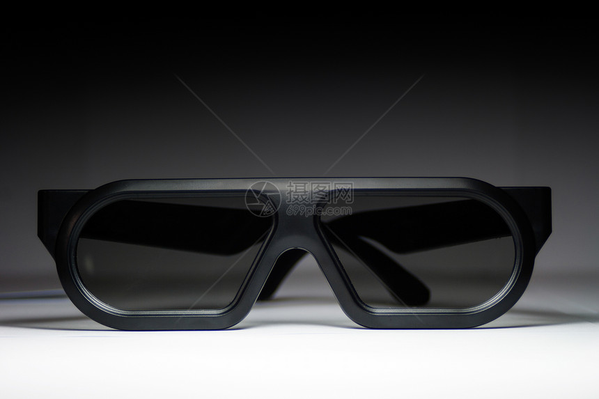 3D 玻璃蓝色眼睛红色太阳镜洞察力动画片眼镜青色电影图片