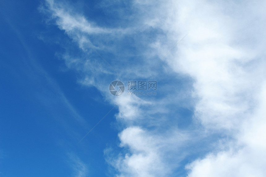 蓝云天气自由蓝色臭氧环境场景阳光晴天气候天堂图片