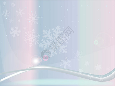 圣诞卡回滴庆典季节性插图粉色蓝色下雪新年薄片雪花背景图片
