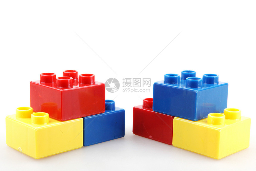 建筑砖块幼儿园插图红色构造生活白色立方体玩具乐趣游戏图片