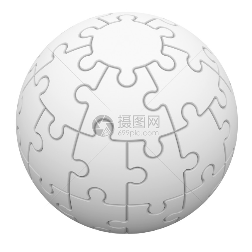 由谜题组成的球体计算机团体难题命令灰色圆圈马赛克闲暇拼图解决方案图片