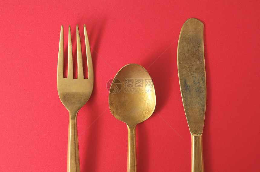 银银板件勺子服务古董时间银色垃圾用具餐具银器餐厅图片
