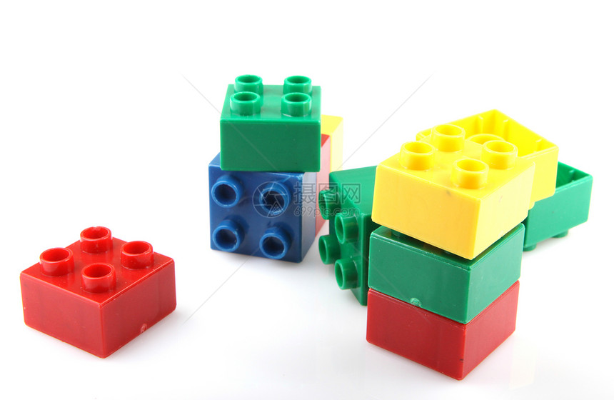 建筑砖块玩具活动团体塑料乐趣建筑物积木蓝色闲暇幼儿园图片