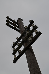 电线杆事业震惊木头力量英语背景图片