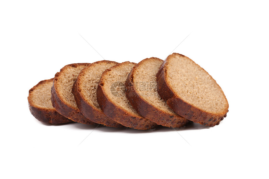 靠近棕色面包切片小路营养小吃淀粉早餐食物饮食脆皮面团剪裁图片