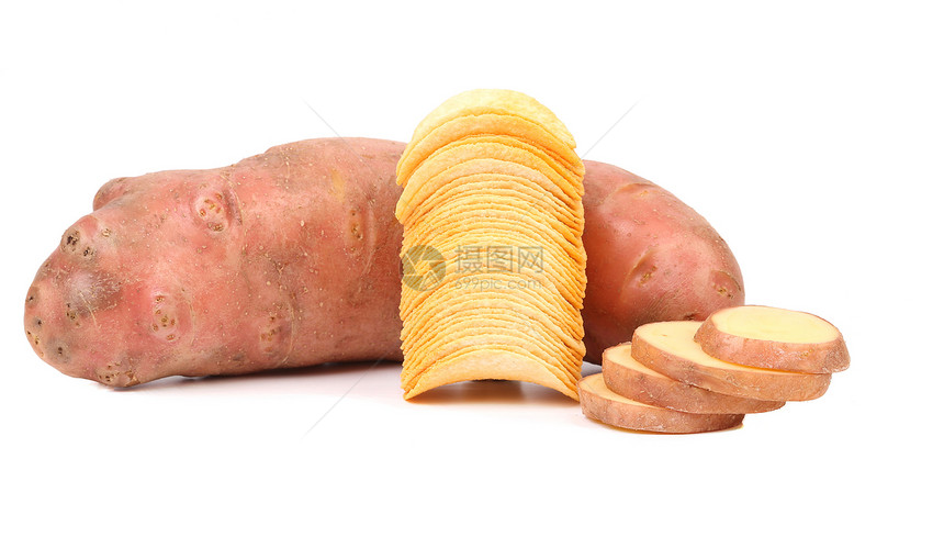 土豆片和烟囱薯片图片