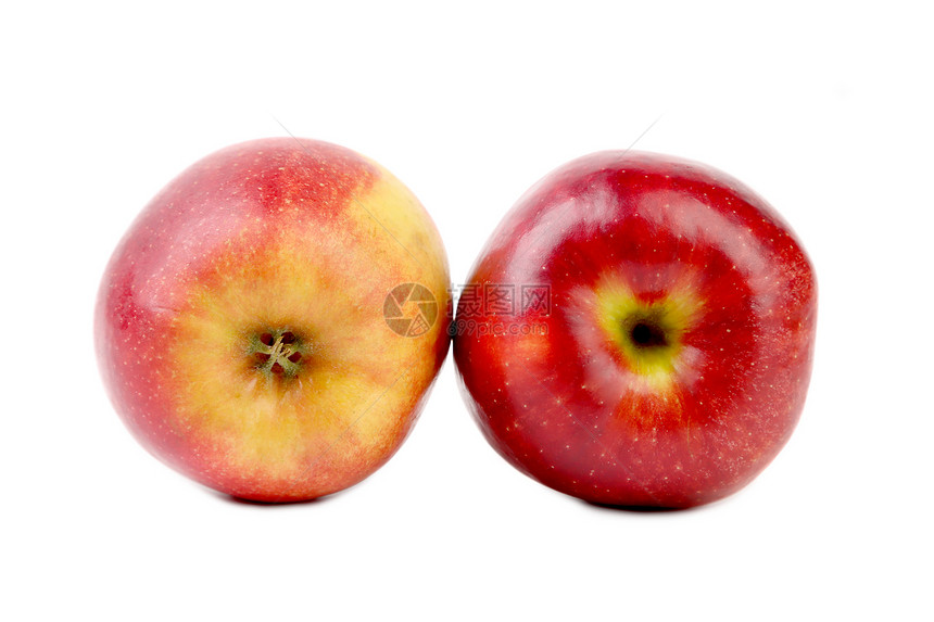 两个红苹果故事图片