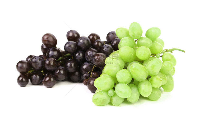 黑葡萄和绿葡萄葡萄园美食食物蓝色藤蔓水果栽培植物紫色美丽图片