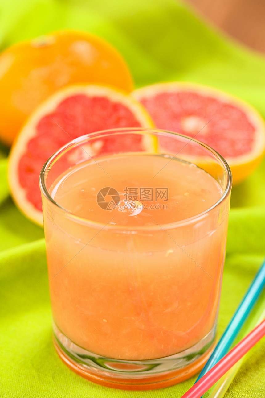 葡萄果汁稻草水果饮食粉色玻璃食物营养绿色饮料图片
