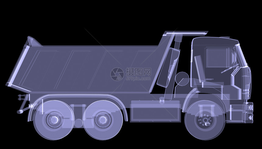 大卡车 X光机器商业交通货运倾斜车轮汽车工程x光车辆图片