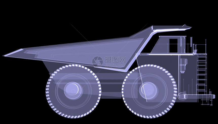 大卡车 X光射线车辆拖拉机速度机器柴油机工程宏观货物商业图片