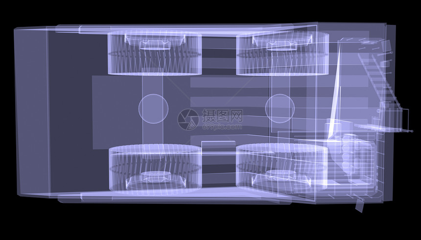 大卡车 X光商业草图机器射线速度宏观工程引擎货物x射线图片