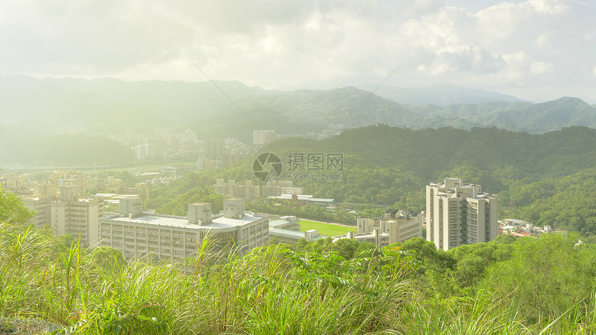 台北市天际住宅旅行森林大厦社区村庄风景摩天大楼构造建筑图片