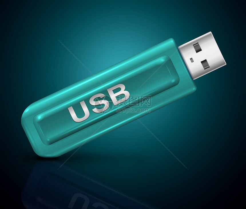 UB闪存盘硬件备份数据蓝色闪光电子记忆后盾磁盘驾驶图片