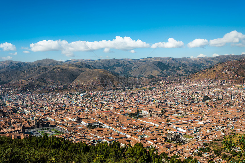 Cuzco 城市风景/秘鲁安第斯山图片