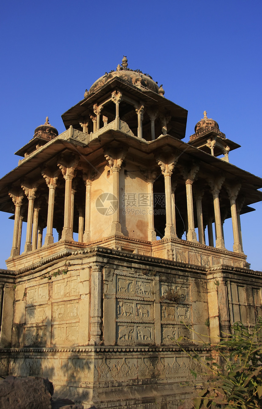 84 Bundi 拉贾斯坦邦旅行艺术纪念碑建筑学石头控制板宽慰建筑雕刻纪念馆图片