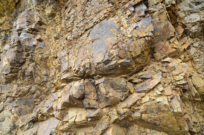 火山岩灰色棕色石头矿物黑色花岗岩纹理风化宏观建筑学图片