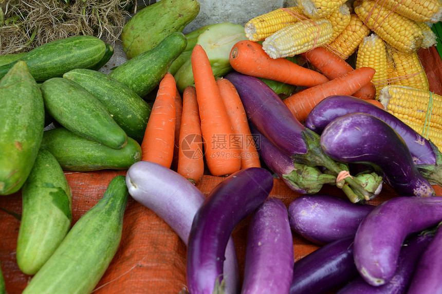 各种水果和蔬菜团体萝卜饮食杂货营养生产杂货店市场店铺紫色图片
