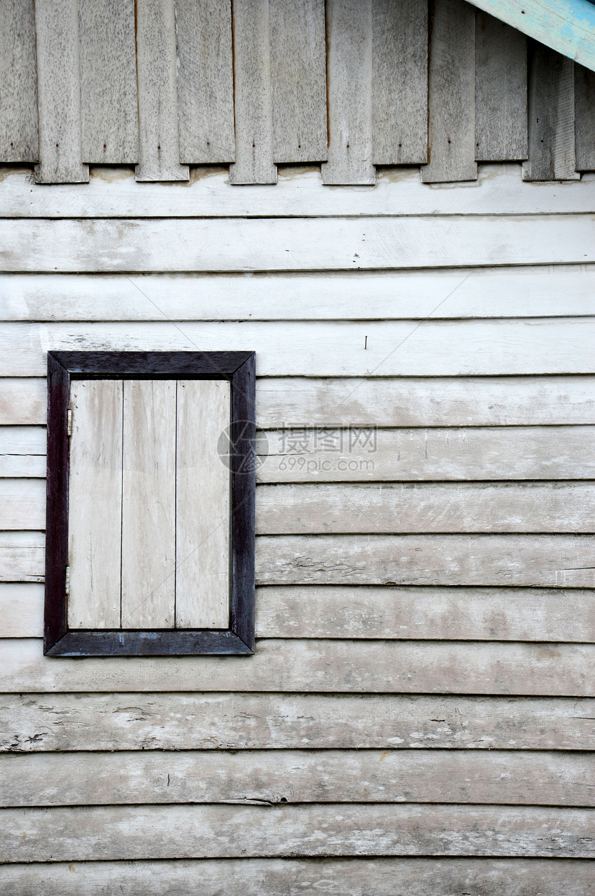 木木窗口风格乡村木板框架建筑古董装饰合页长方形房子图片