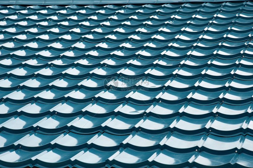 屋顶瓷砖波纹风化控制板金属床单技术建造盘子插图建筑学图片