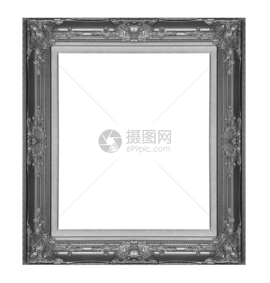 图片图画框架照片边缘正方形画廊镜子边界雕刻风俗金属收藏图片