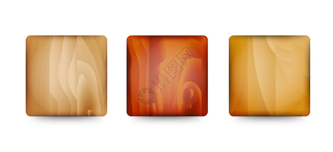 木质按钮艺术正方形插图菜单广告网络卡片棕色推介会网站背景图片