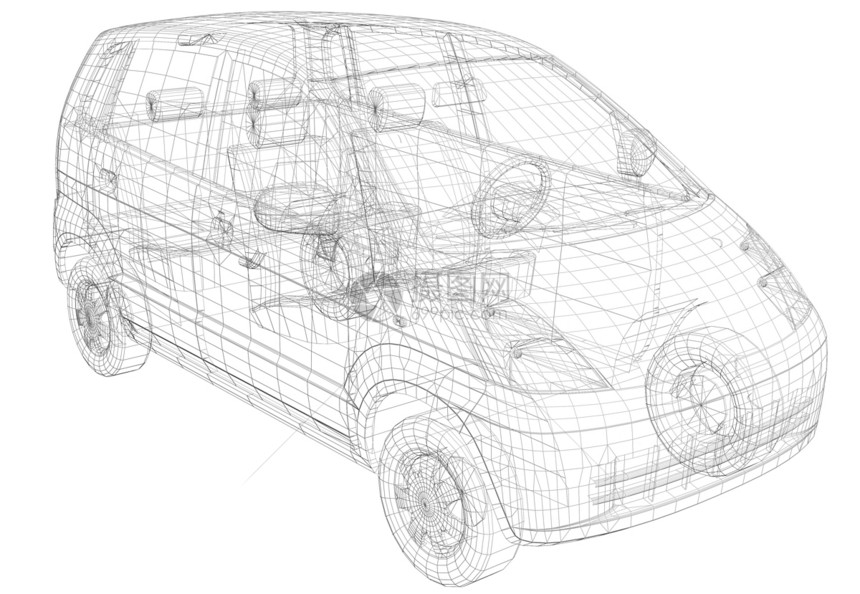 电线框架车齿轮引擎数字化大灯渲染蓝图车辆图表工程绘画图片