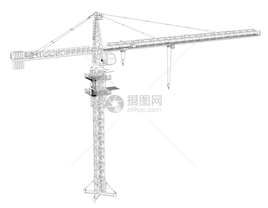 电线框架塔起重机贸易机器技术项目安全滑轮城市大厦建设者三角帆图片