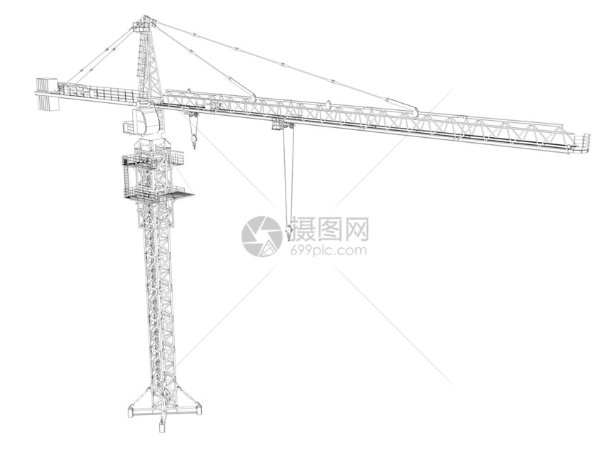 电线框架塔起重机贸易工作建筑学技术三角帆安全职业滑轮城市金属图片