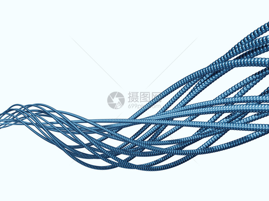 蓝螺旋设计科学溪流粒子蓝色白色纽带正弦波教育数学图片