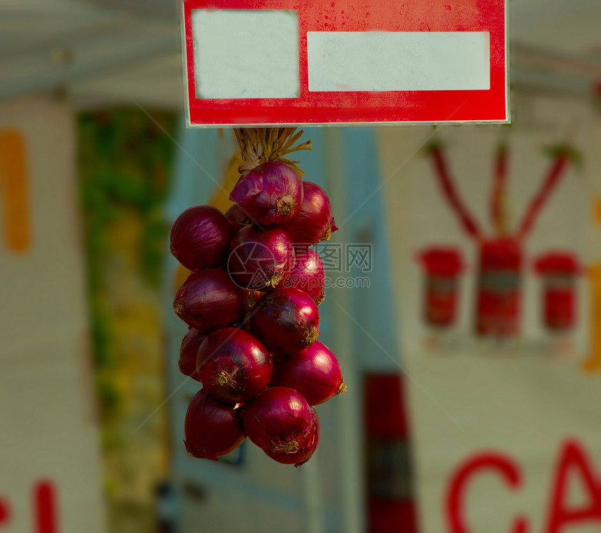 洋葱紫色香料食物水果红色市场摊位蔬菜白色团体图片