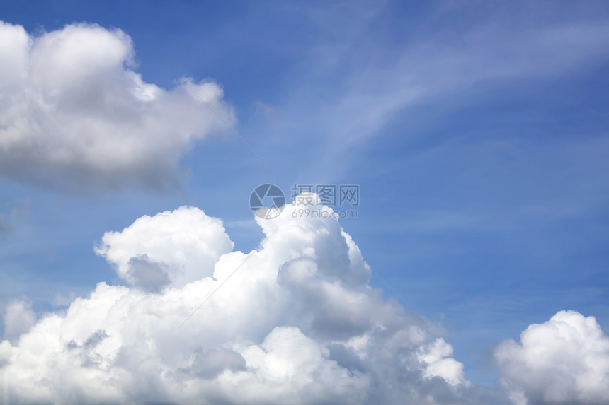 蓝蓝天空符号风景隐喻场景自由白色自然蓝色天气阳光图片