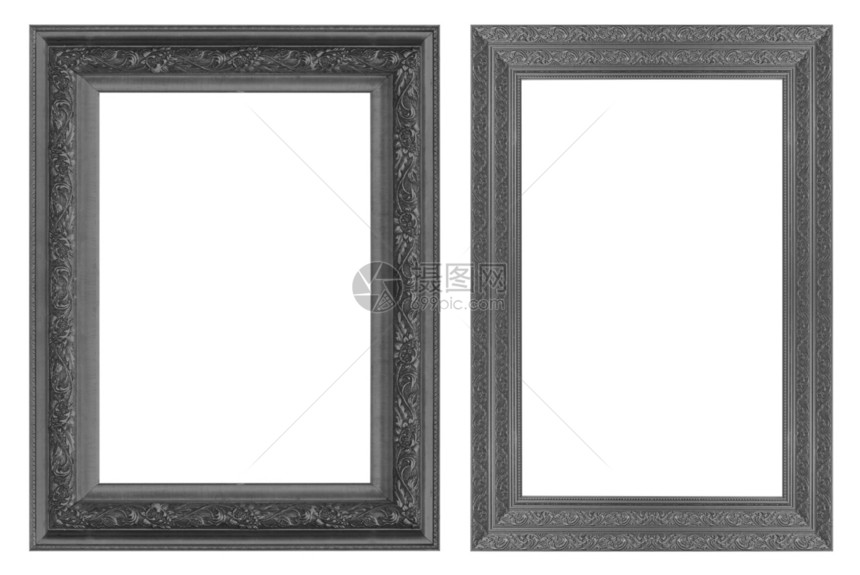 图片框架定制镜框黑色绘画博物馆白色蓬蓬美术财富装潢图片