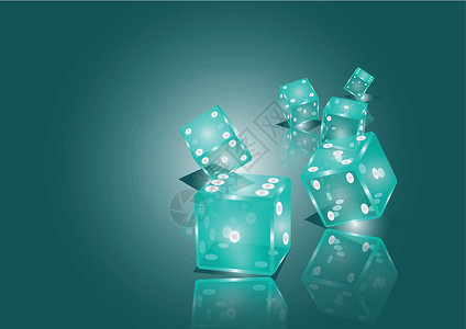 骰子娱乐插图风险立方体游戏休闲滚动成功运气活动背景图片