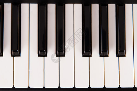 钢琴键韵律艺术白色水平音乐笔记乐器键盘钥匙播放器背景图片